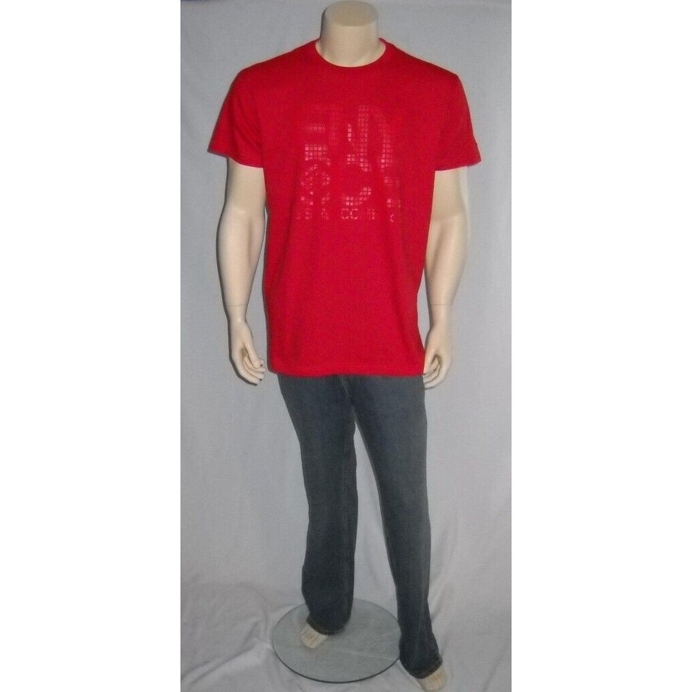 Y2K ENYCE T Shirt Mens Sizes Cherry Red Sean Combs Urban Wear Rap Hip Hop NOS